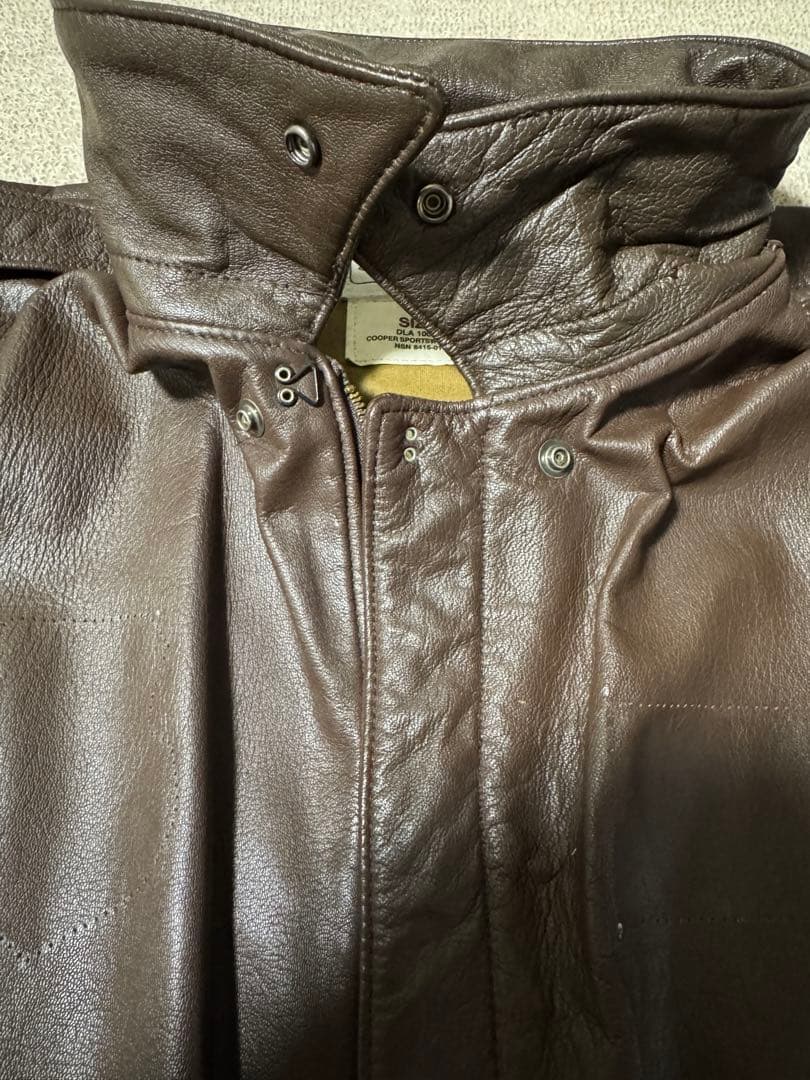 80s COOPER クーパー SADDLERY USA製 A-2 サイズ42L