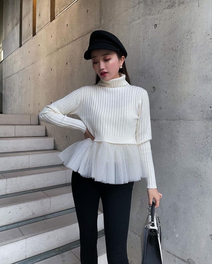 バレリーナニットトップス シェリエ sheller - メルカリ