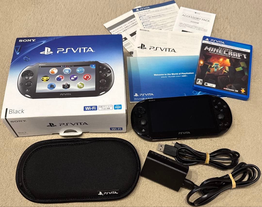 PSVita本体 マインクラフトセット - メルカリ