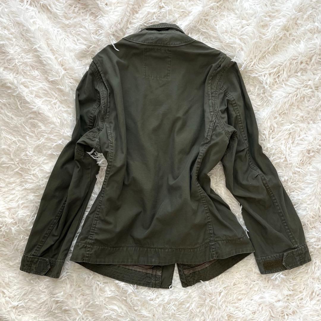 y2k ミリタリージャケット カーキ グランジ 平成 archive 00s - メルカリ
