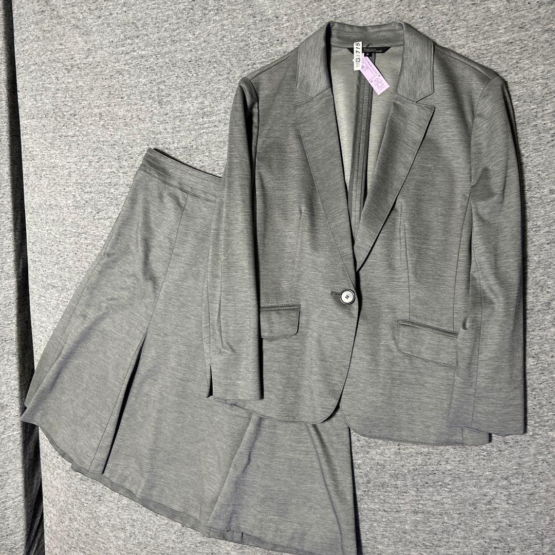 オンワード樫山【23区】レディーススーツ セットアップグレー38(M
