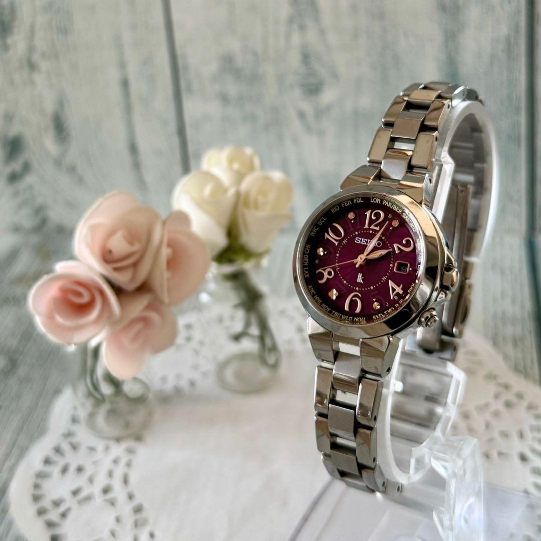 希少】SEIKO ルキア 腕時計 1B25-0AC0 電波 チタン - メルカリ
