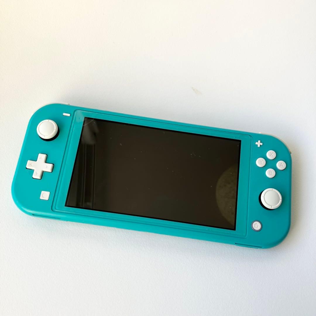 ニンテンドー　スイッチ　ライト　ターコイズ　充電器無し