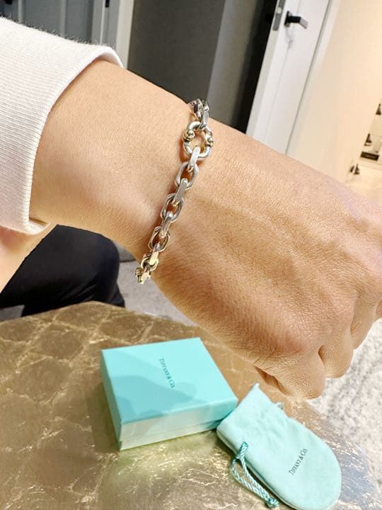Tiffany ティファニー メイカーズ ナロー チェーン ブレスレット 18K