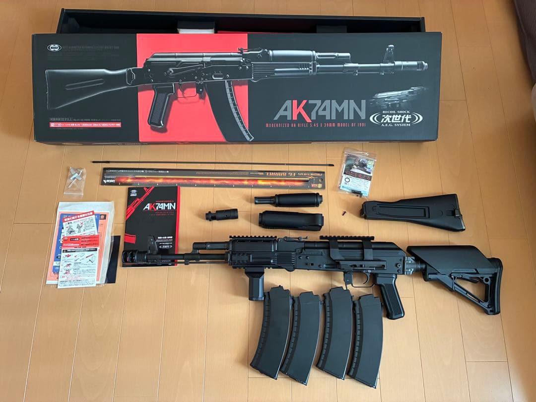 東京マルイ　次世代電動ガン　AK74MN カスタム 東京マルイ] AK74MN 次世代電動ガン シューターカスタム (中古)の販売