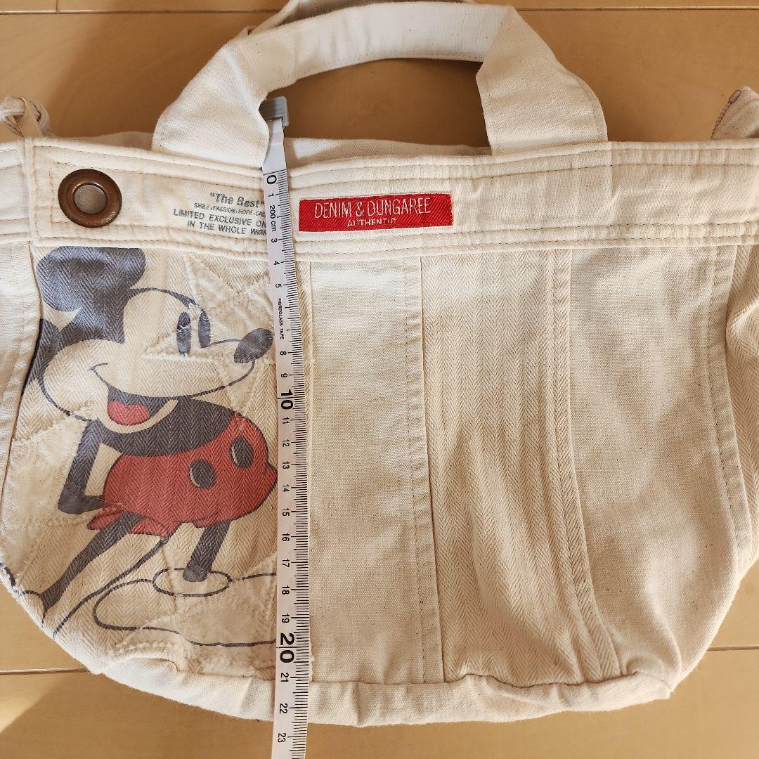 未使用品 デニム&ダンガリー ミッキーコラボ トートバッグ - メルカリ