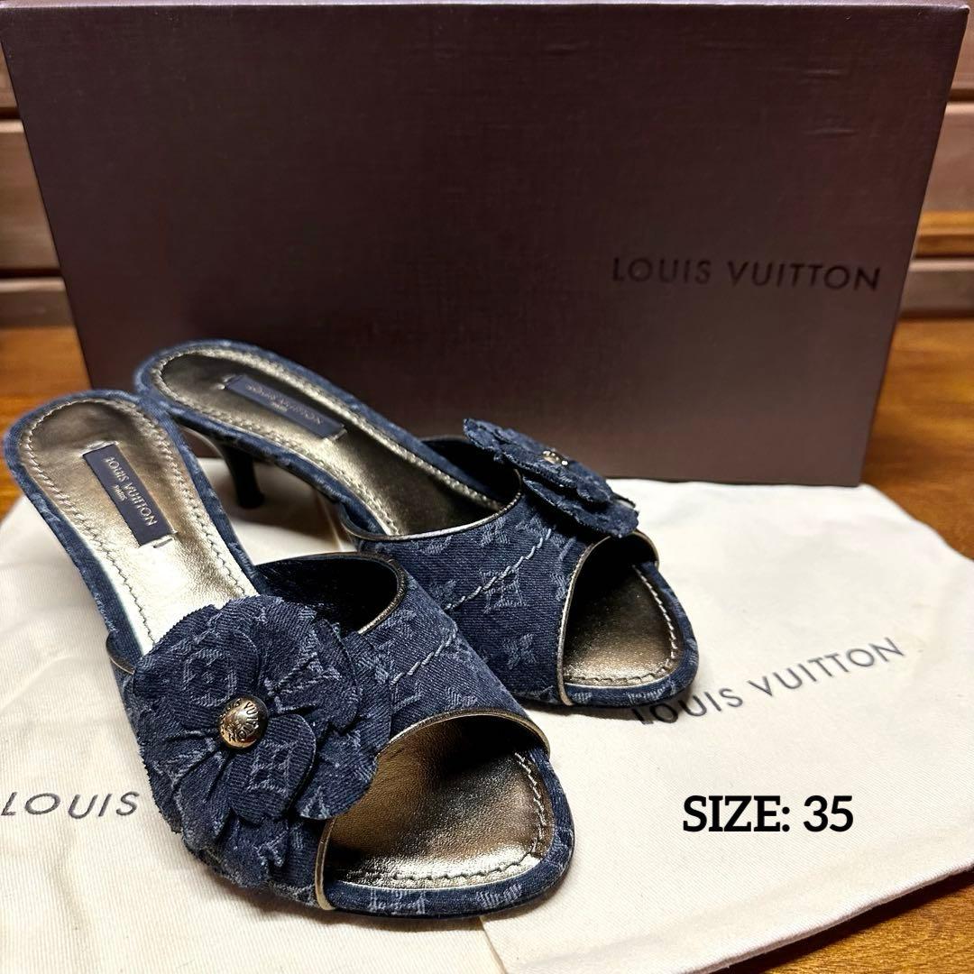 LOUIS VUITTON ヴィトン モノグラム フラワー ミュール 35 ルイ・ヴィトンの新作ウィメンズシューズ - モノグラムフラワー型