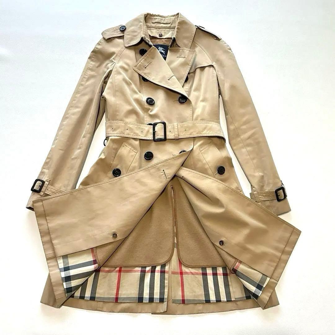 バーバリーロンドン ライナー ベルト付 トレンチコート ハニーベージュ 美品✨バーバリー ロンドン ハニーベージュ ギャバジン トレンチコート