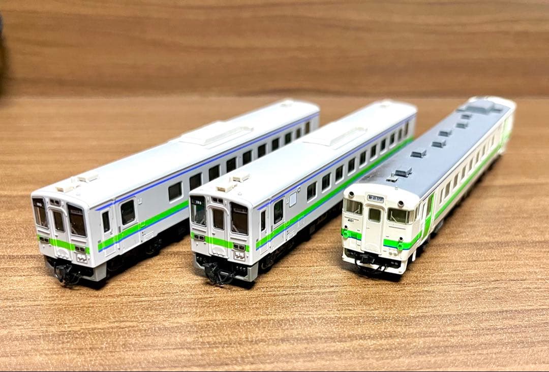 ※1/3まで【TOMIX】キハ40-400【グリーンマックス】キハ143 計3両 GM JR北海道キハ143形（札沼線・冷改後・車番選択式） 3両編成セット