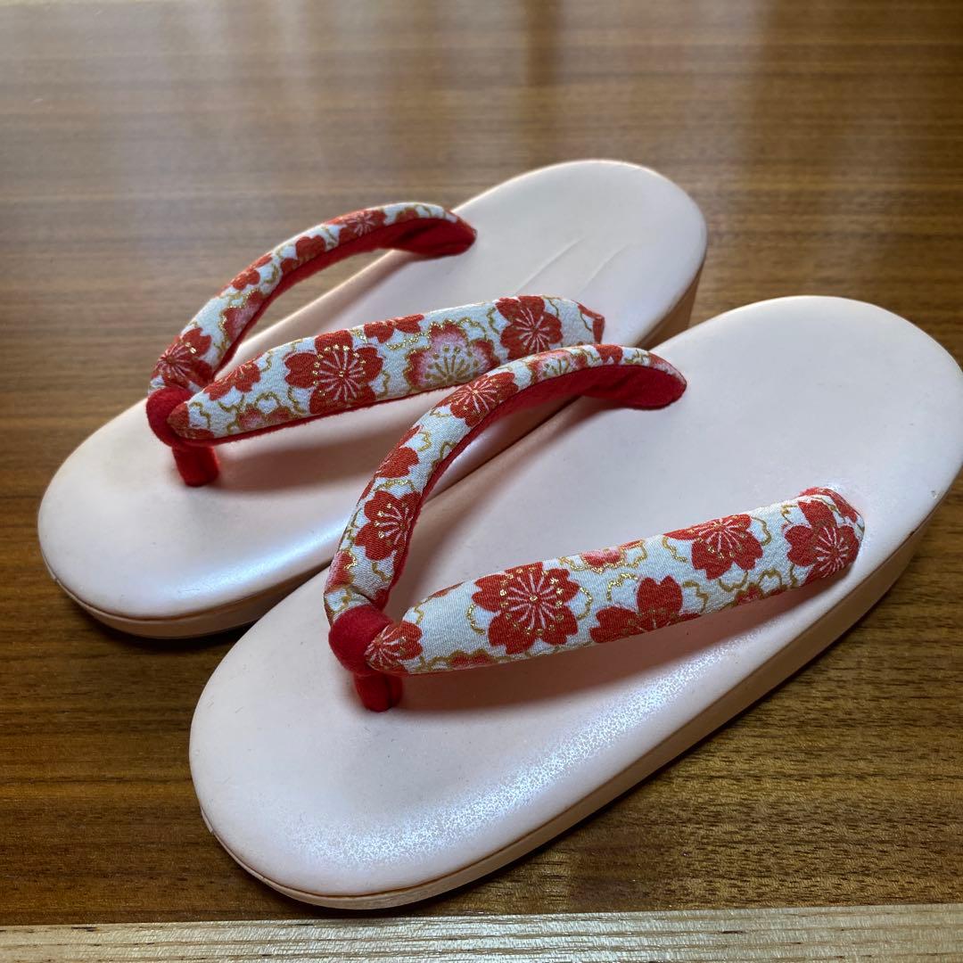 《美品》3歳七五三被布,絞り風お着物,草履,巾着セット