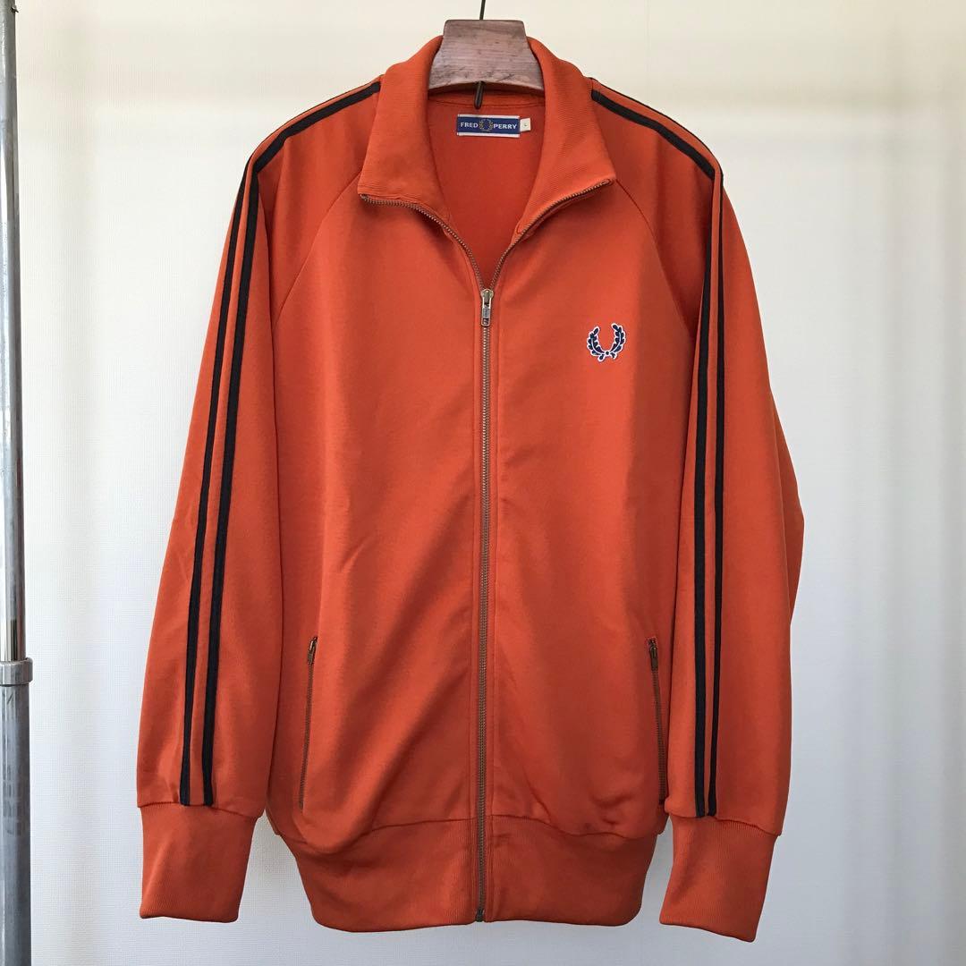 フレッドペリー☆L～XL☆オレンジ☆トラックジャケット☆ジャージ