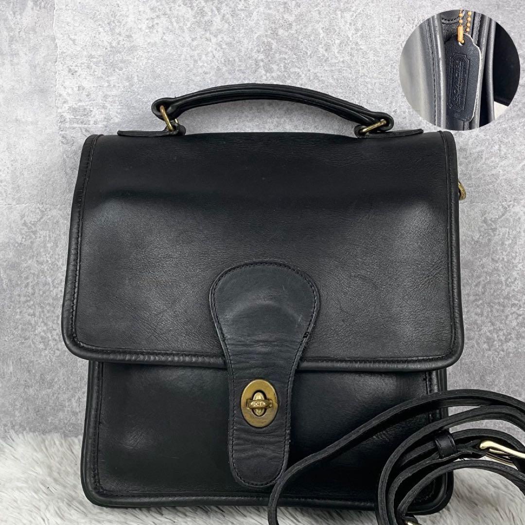 極美品 オールドコーチ レザー ショルダーバッグ 2way ウィリス