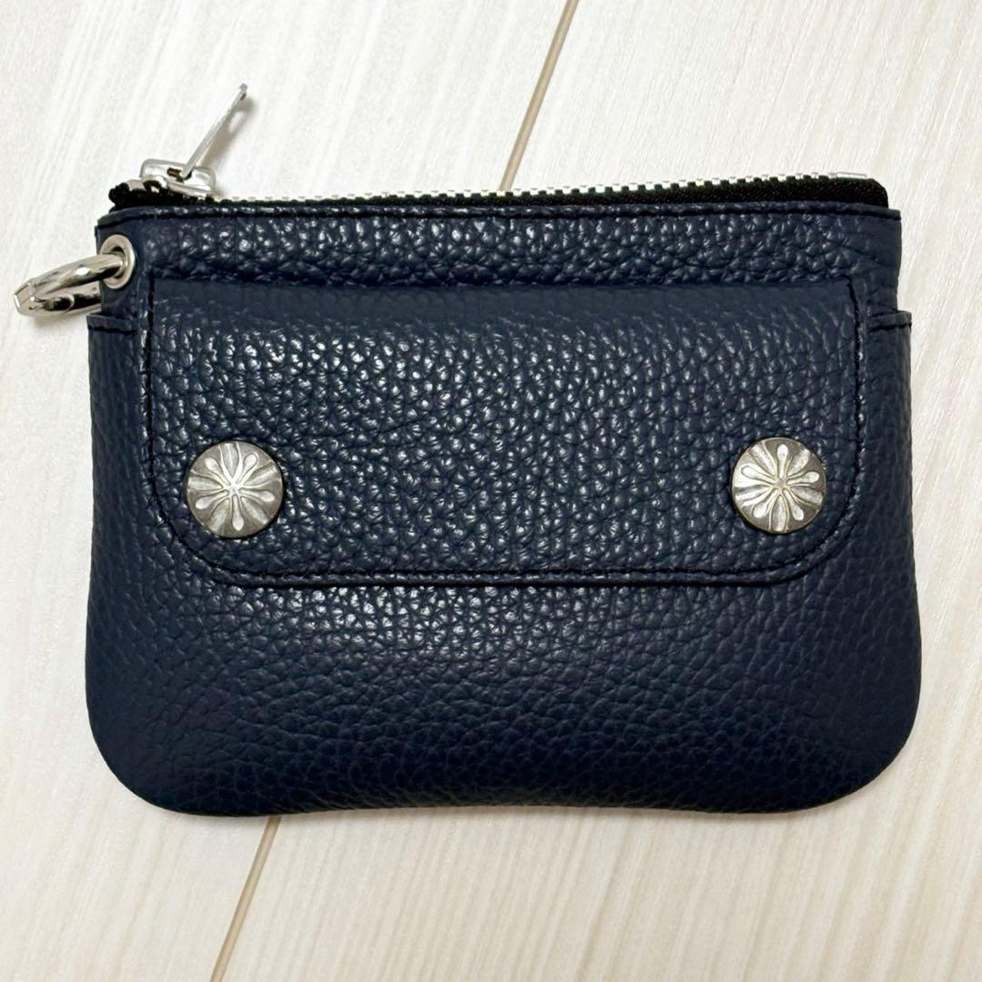 LOMEI Zipper Compact Wallet NAVY BLUE - メルカリ