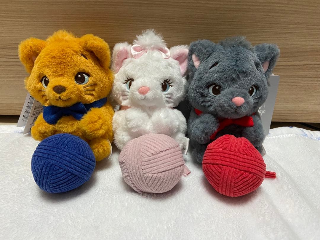 ディズニーストア 猫の日ぬいぐるみキーチェーン マリー ベルリオーズ
