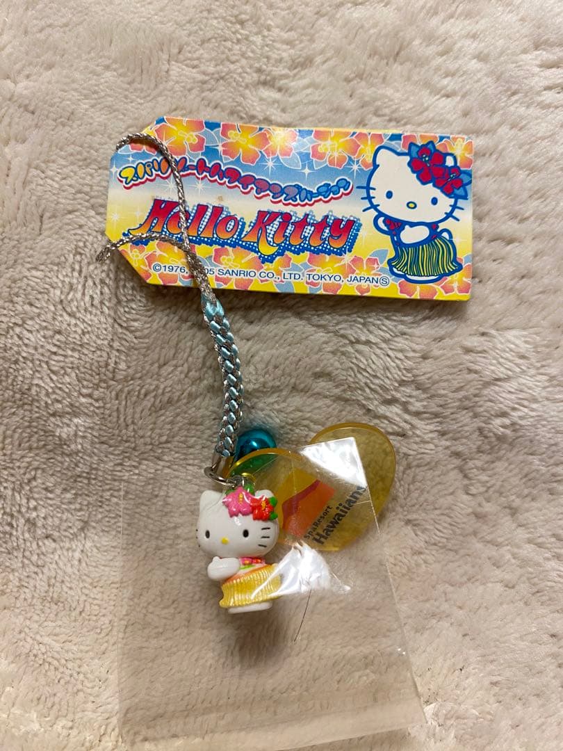 ご当地キティ 根付ストラップ スパリゾートハワイアンズ 限定 ハロー