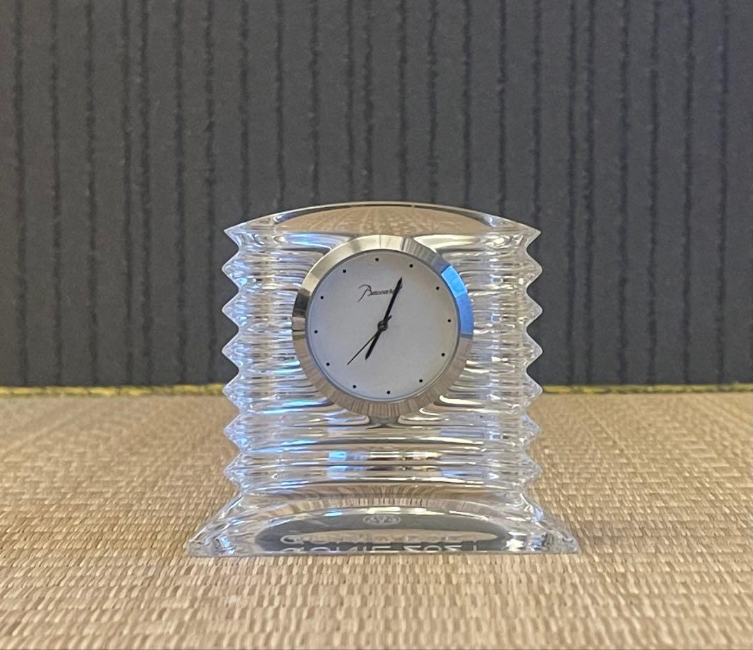 Baccarat バカラ 置き時計 稼働品 電池交換済 説明書 保証証 有 - メルカリ