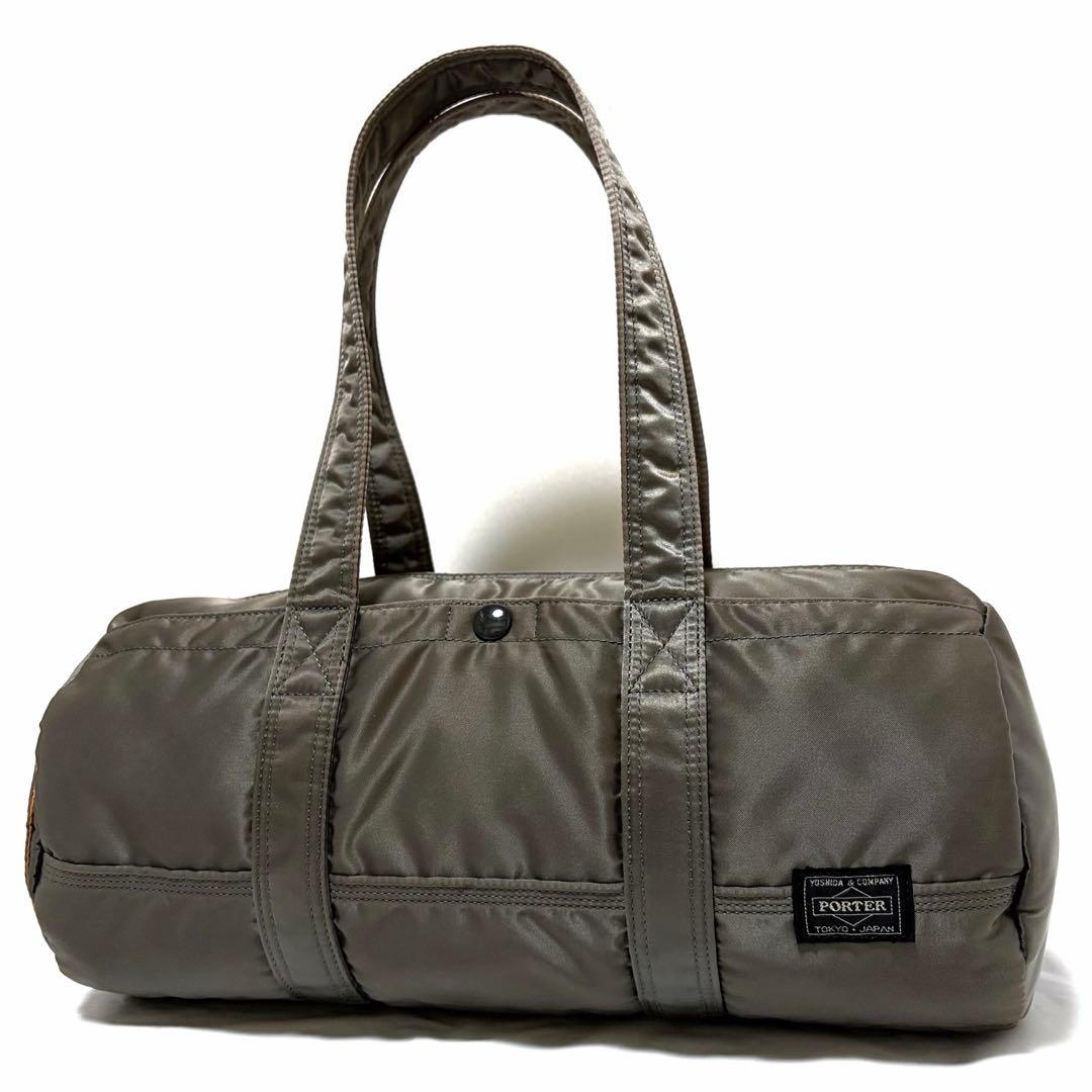 美品✨希少 ポータータンカー ダッフル ミニボストンバッグLグレー