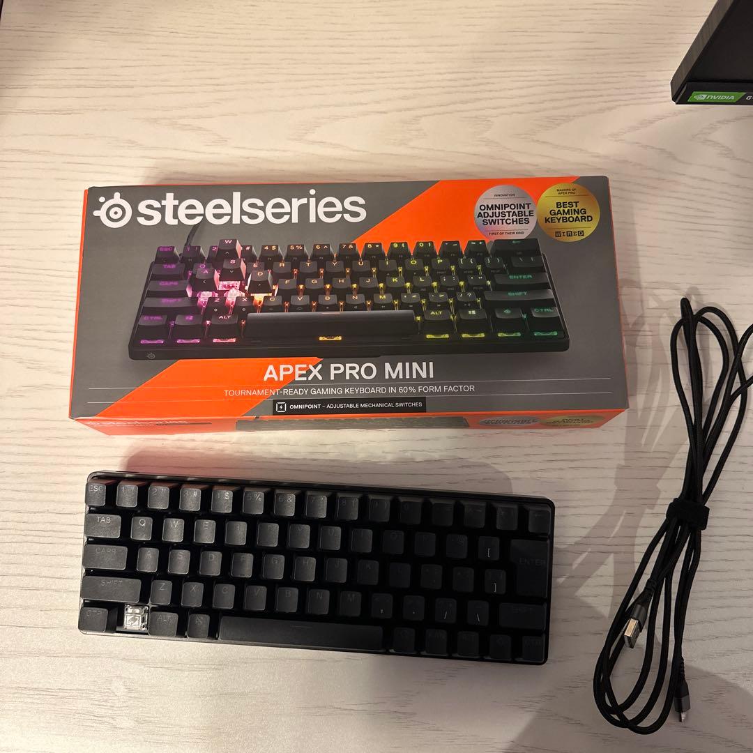 Y*a様 steelseries apex pro mini Amazon.com: SteelSeries Apex Pro Mini HyperMagnetic Gaming