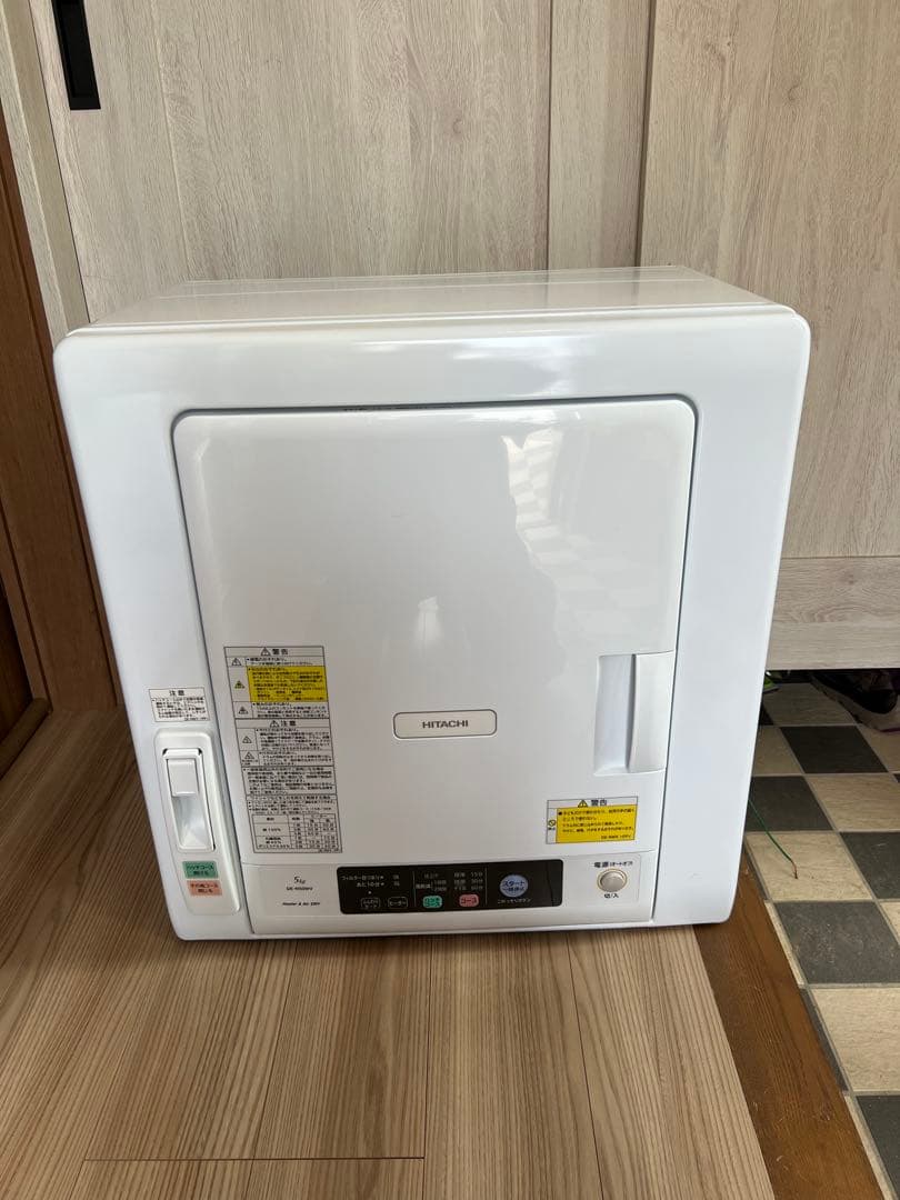 日立　2016年製　電気式ドラム乾燥機 ホワイト 404771018_001.jpg