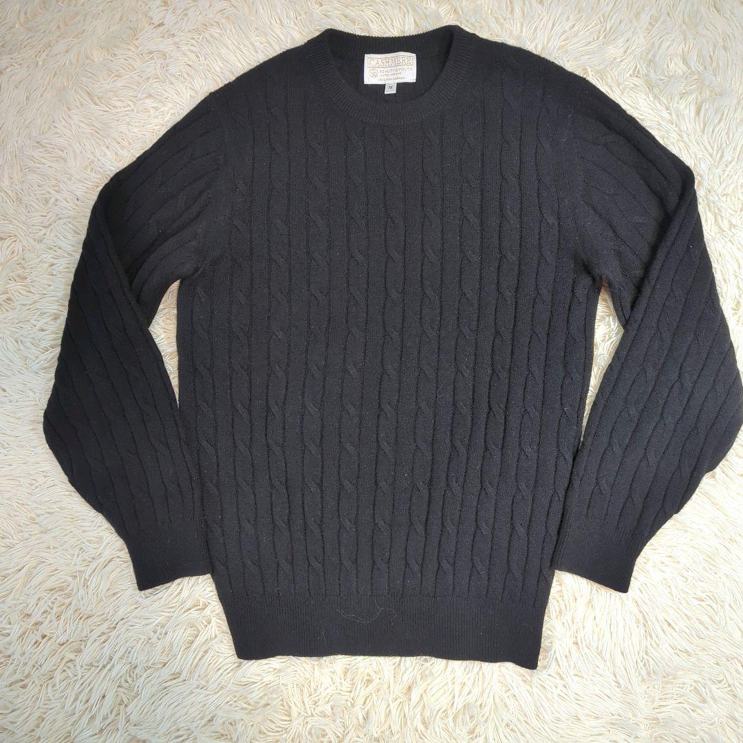 UNITED ARROWS カシミヤ100% ケーブル ニット セーター M - メルカリ