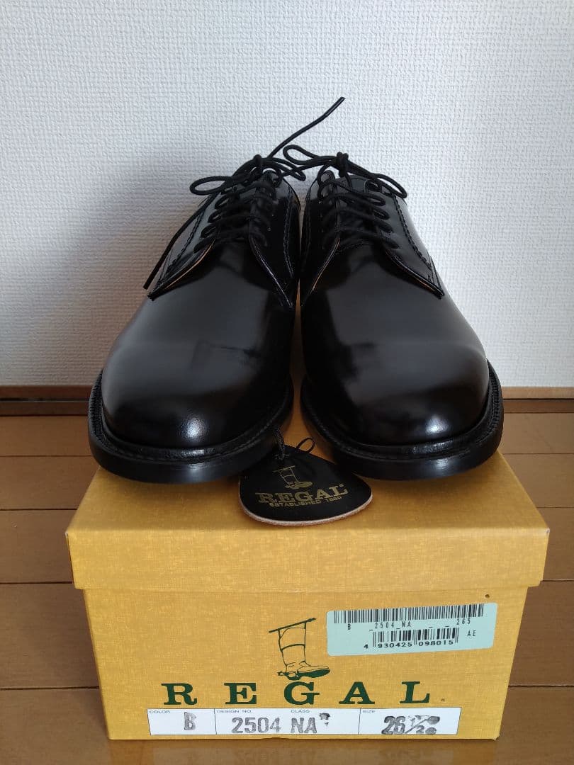 REGAL 2504 NA 黒 26.5cm 新品 定価￥33,000