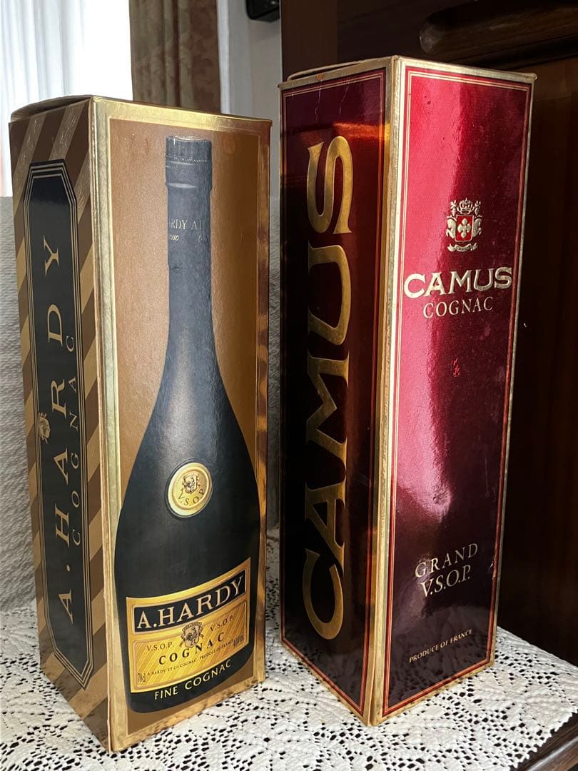 未開封古酒3本CAMUS /A.HARDY /NAPOLEON BERNARD