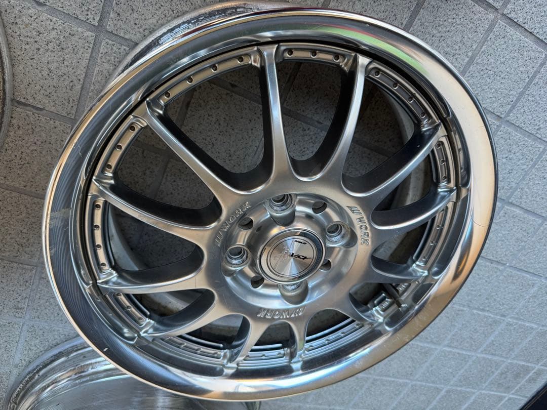 WORK ワーク 戦 XSA 02C 15インチ 5.5J PCD100