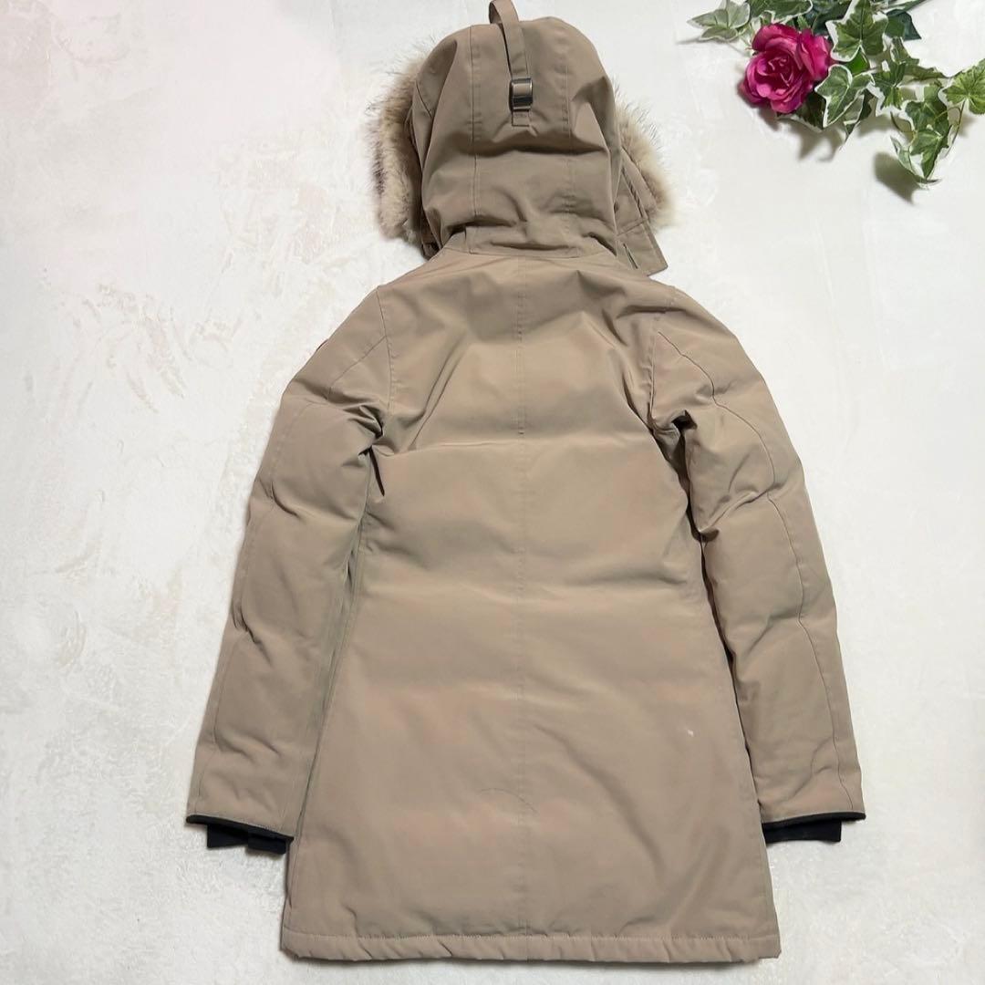 極美品✨ カナダグース ブロンテ ロング ファー ベージュ XS