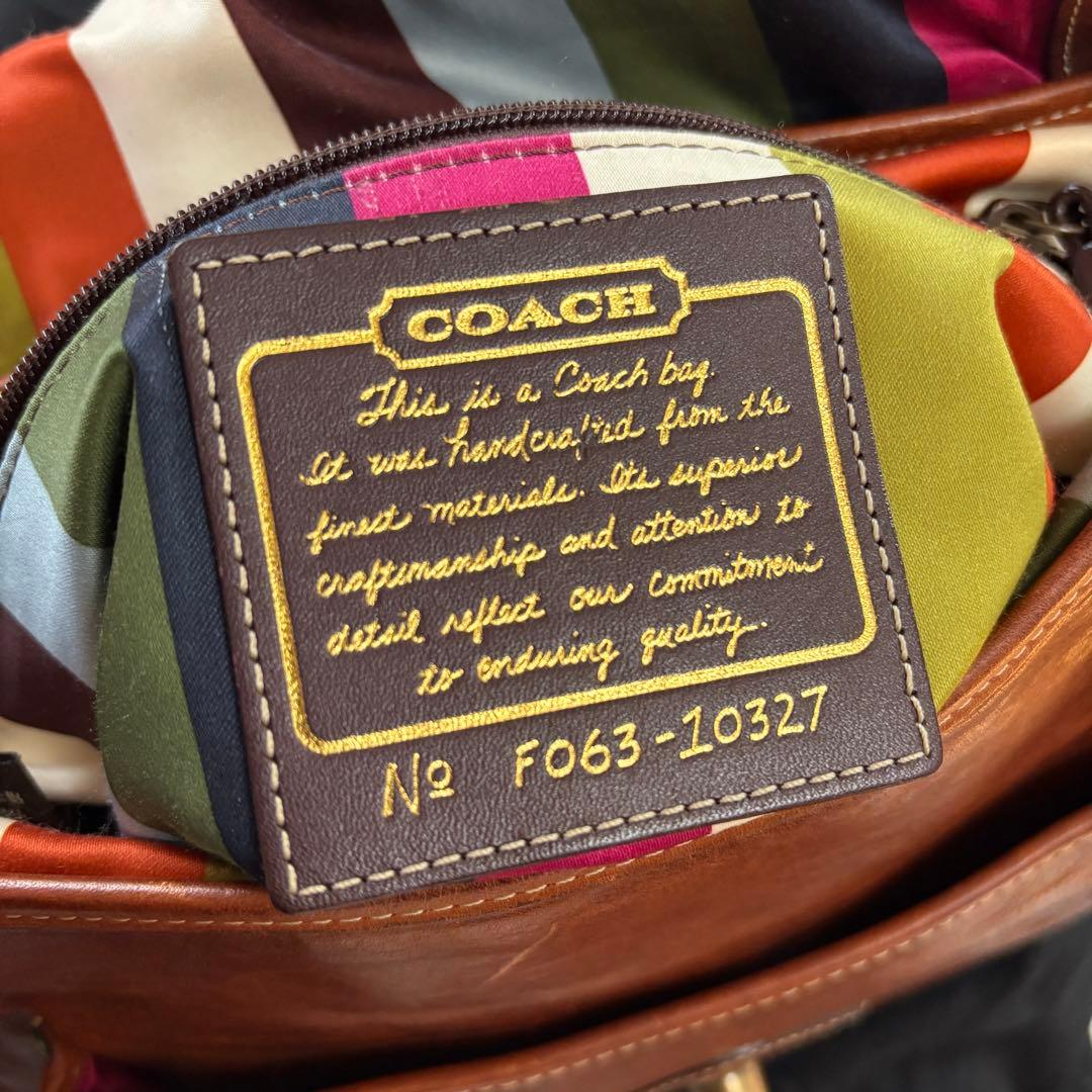 レア Coach コーチ レガシー 65周年 ターンロック ショルダーバッグ