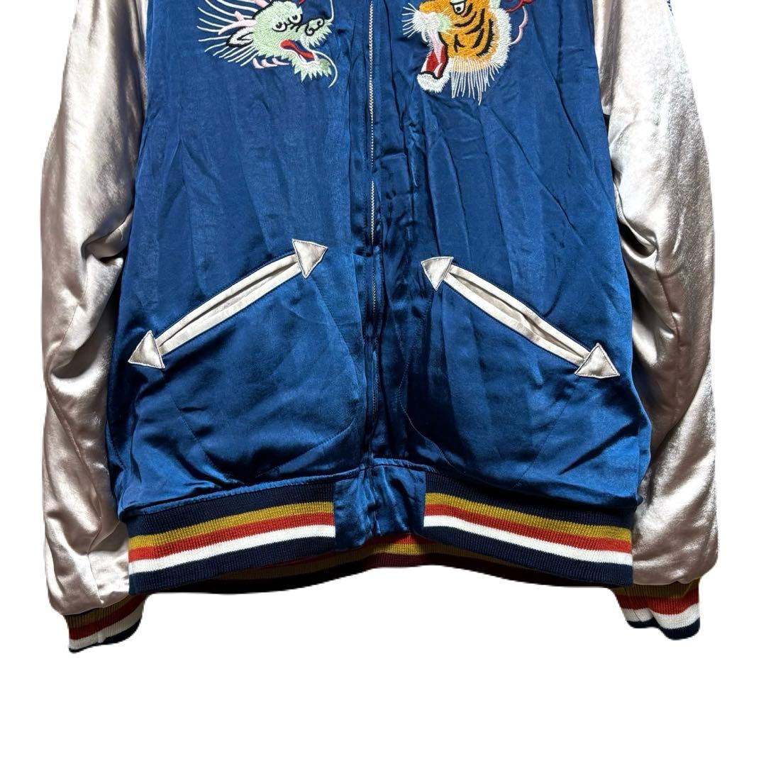 NON STOCK ノンストック リバーシブル 刺繍 スカジャン 虎 龍 富士山