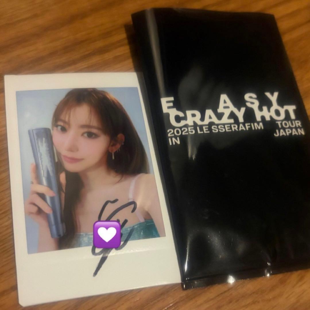 LE SSERAFIM ツアー インスタントフォト サクラ サイン チェキ - メルカリ