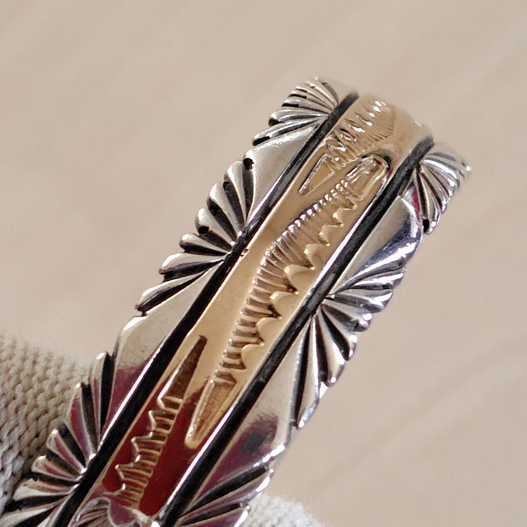 victor hicks ビクターヒックス シルバー 14K バングル ナバホ - メルカリ