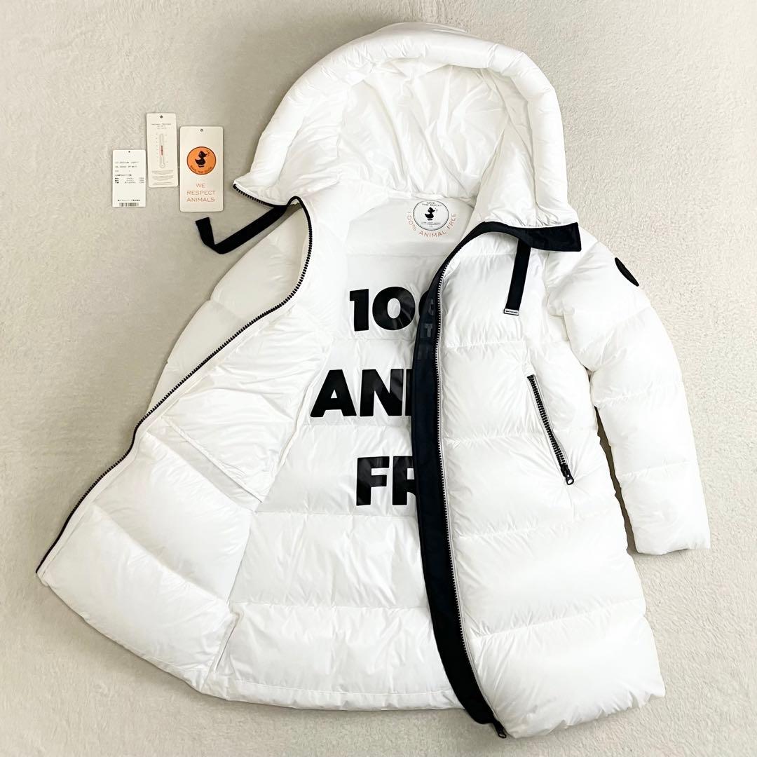 SAVE THE DUCK セーブザダック ダウンコート ホワイト サイズ1 - メルカリ