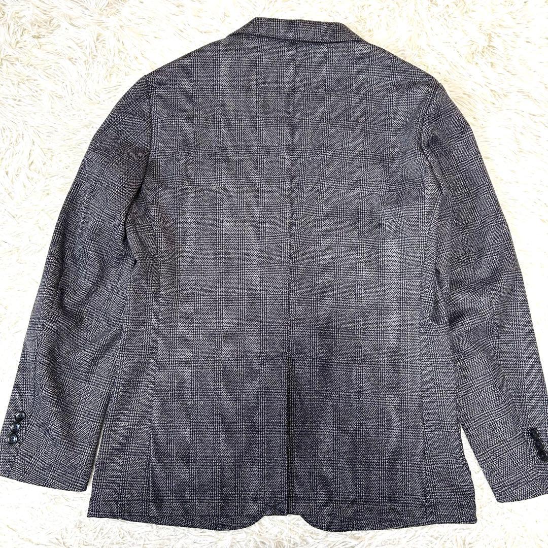 金のパジャマスーツ【未使用タグ付】プレミアムウールジャージ 紺