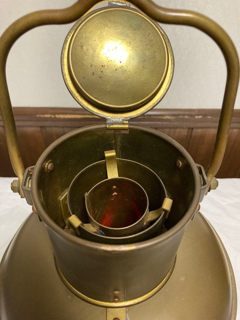 日本船燈株式会社 赤燈（油用） インテリア ランタン アンティーク