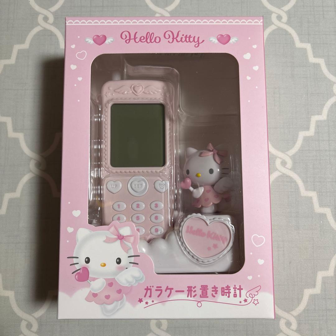 新品未使用】ガラケー形置き時計 ハローキティ サンリオ - メルカリ