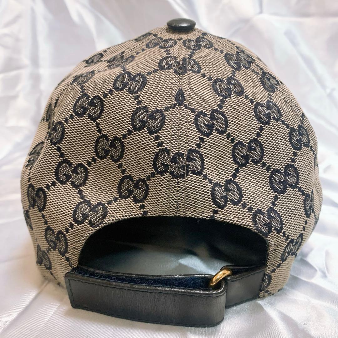 GUCCI GGパターン キャップ ネイビー S - メルカリ