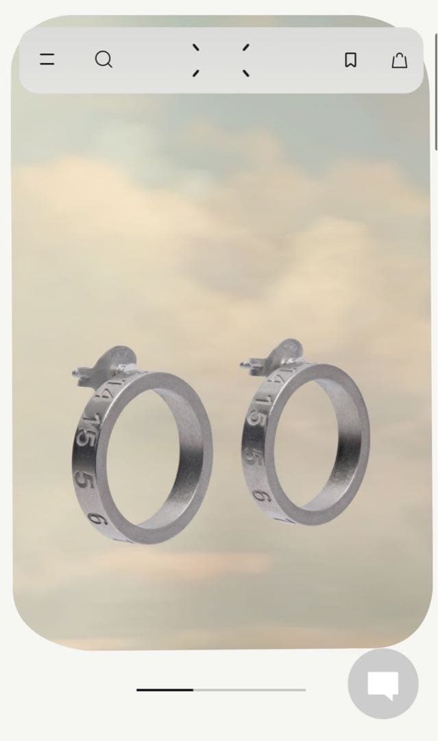 おいなりさん専用　22AW メゾン マルジェラ ナンバリングピアス