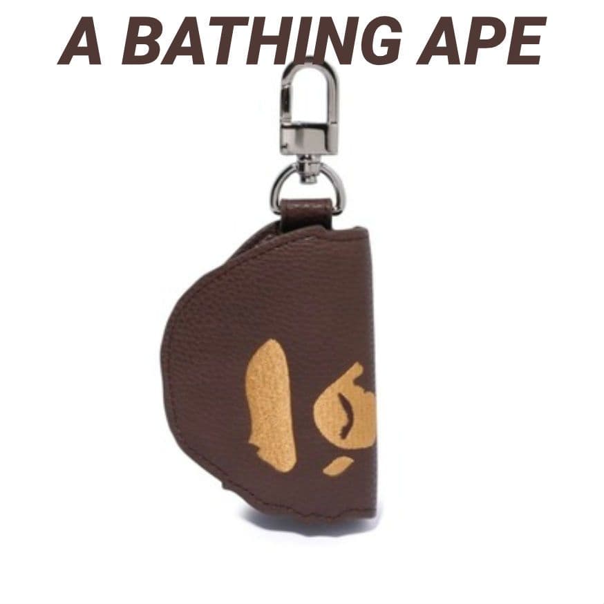 BAPE レザー APEHEAD キーケース☆新品・未使用 - メルカリ