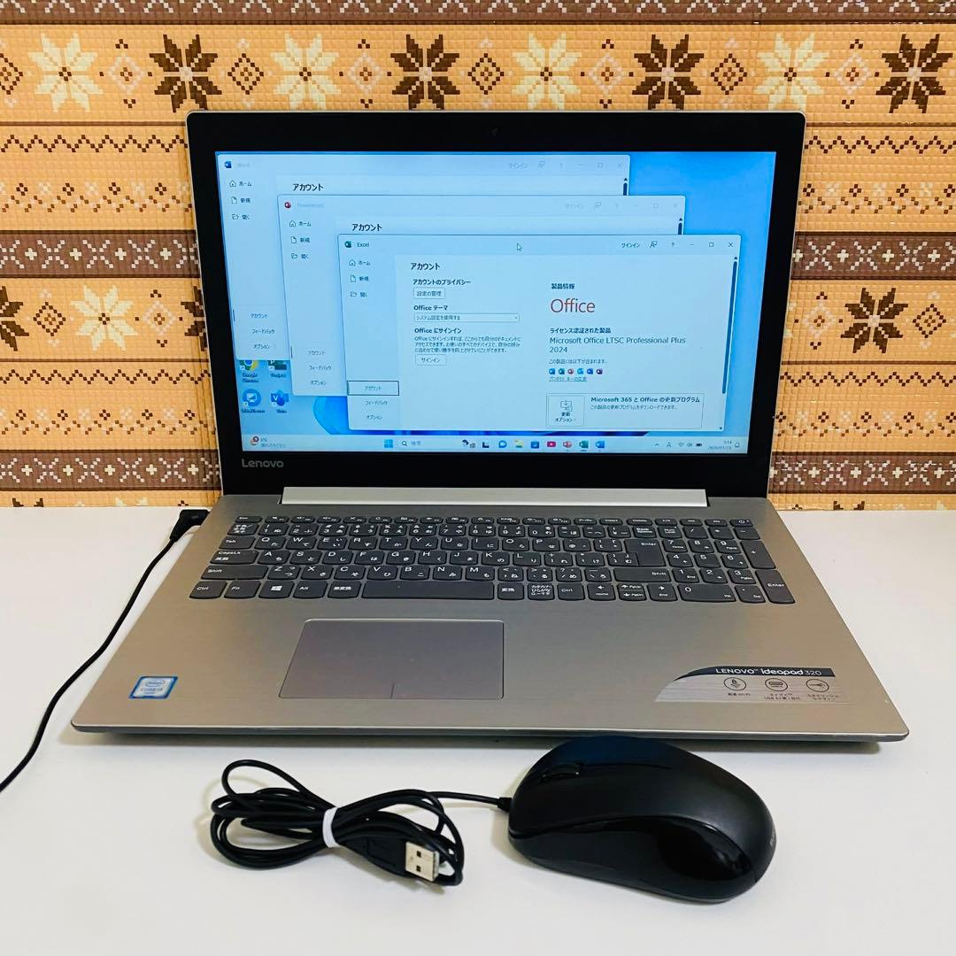 Y65 LENOVOノートパソコンSSDメモリ12G大容量高速Windows11