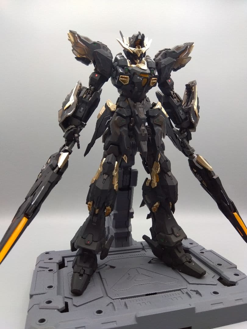 海外プラモ MG アポカリプス 天啓 黒色ver. 一部塗装済完成品 無限新星