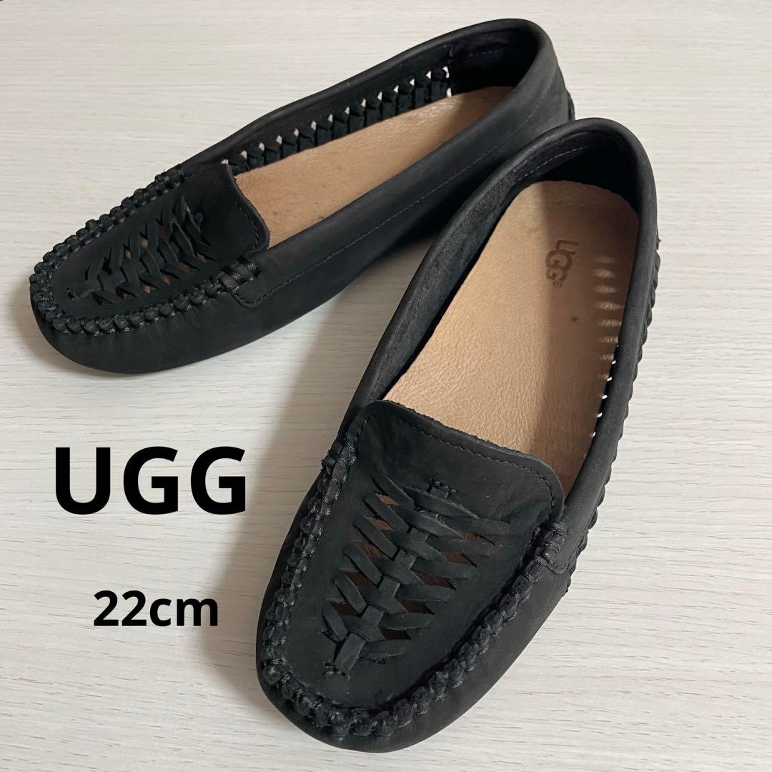 UGG Australia モカシン ブラック US5 22cm - メルカリ