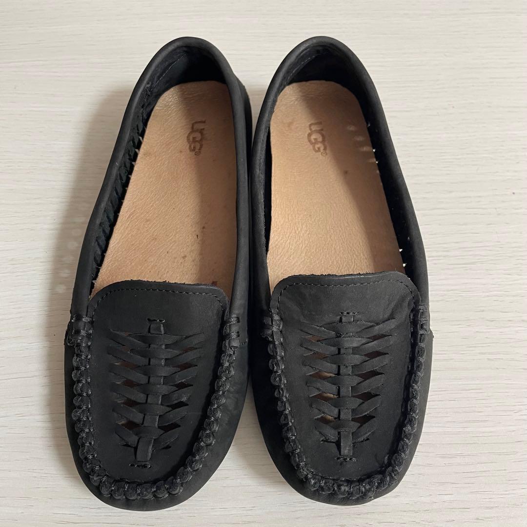 UGG Australia モカシン ブラック US5 22cm - メルカリ