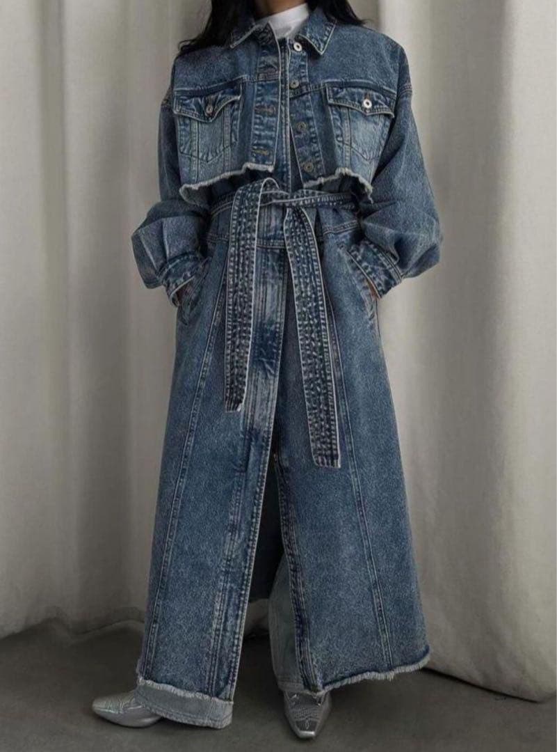 AMERI⭐︎MANY WAY VERSATILE DENIM COAT - メルカリ