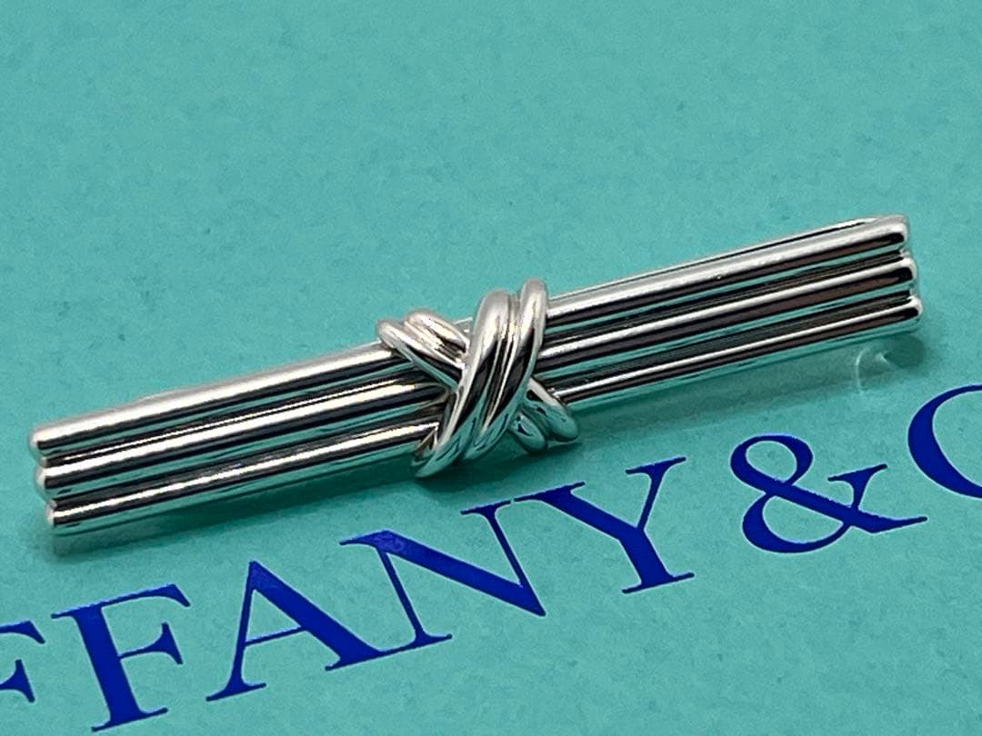 c496 美品 ティファニー 1992 シグネチャー ネクタイピン 925 - メルカリ