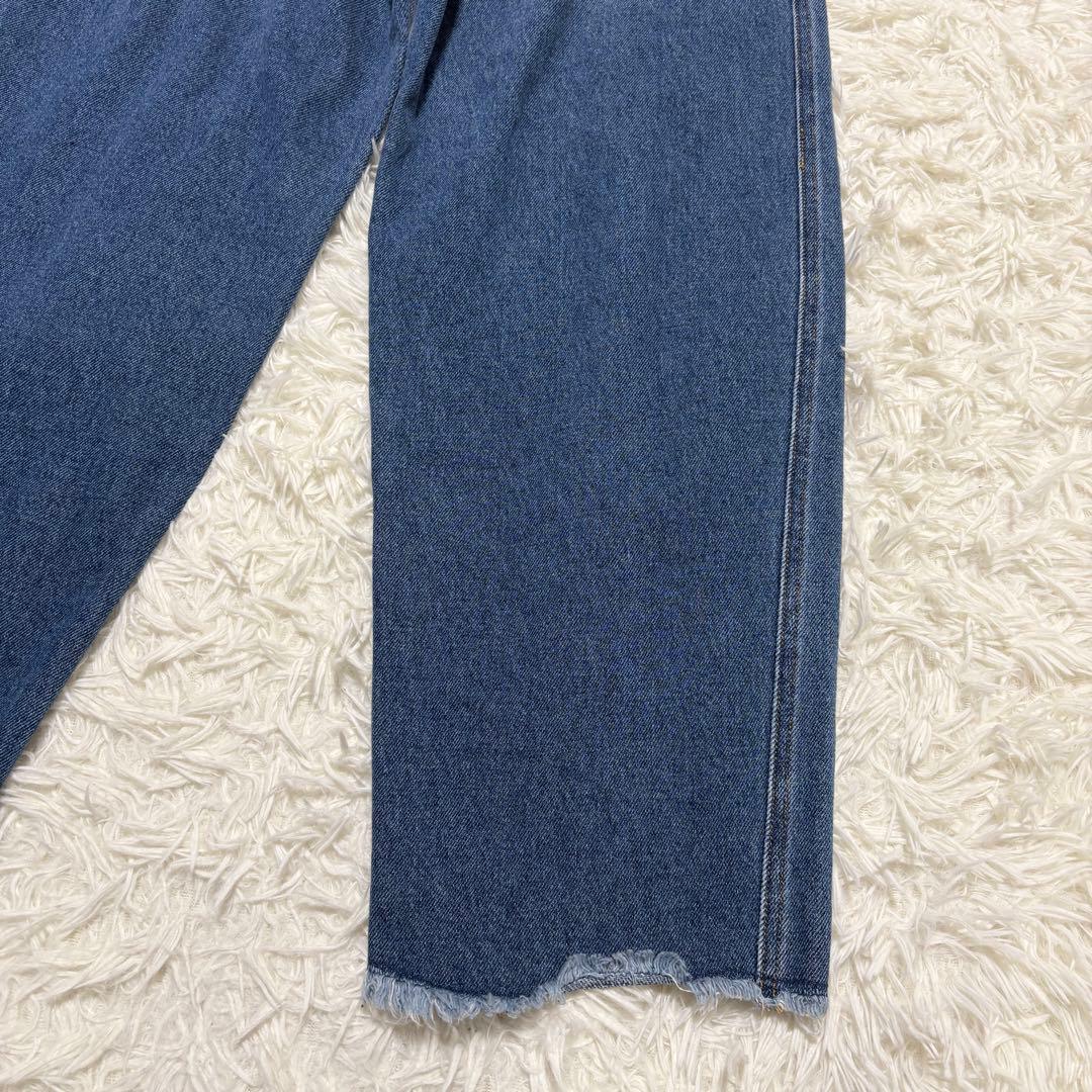 アメリヴィンテージ HEM FRINGE EGG DENIM
