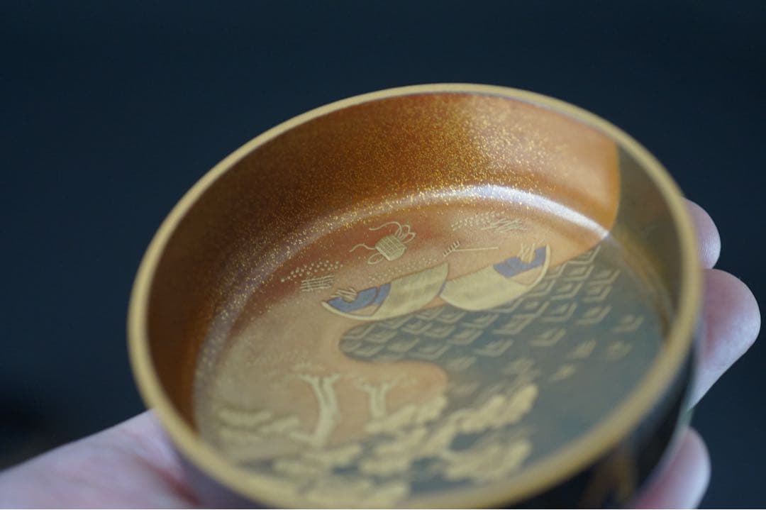 鈴木光入 造 干網蒔絵 大棗 共箱 共布 茶道具 - メルカリ