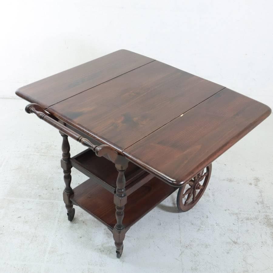 値下イーセンアーレン バタフライキッチンワゴン ドロップリーフ