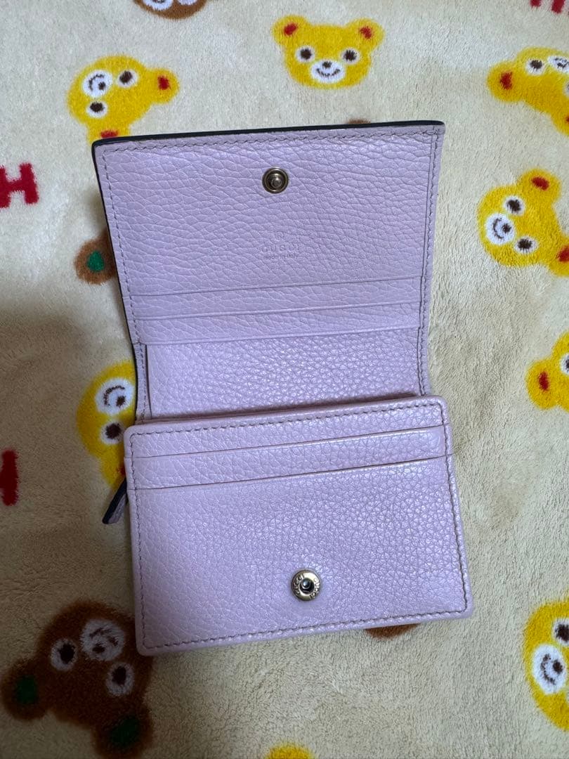 GUCCI アニマリエ ビー 二つ折りウォレット ミニ財布 蜂