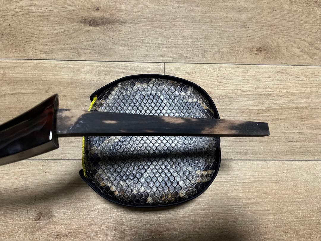 沖縄三線　本島黒木　拝領南風原型　みーむん